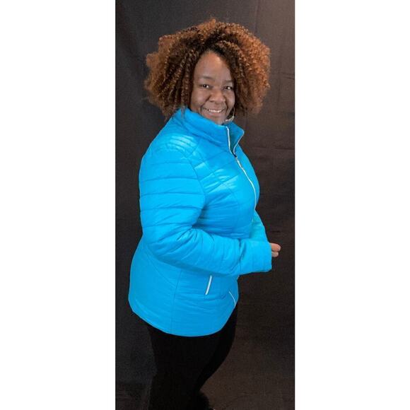 White Mark Curvy Straight Puffer Coat - NWT (Boutique) - Picture 3 of 7